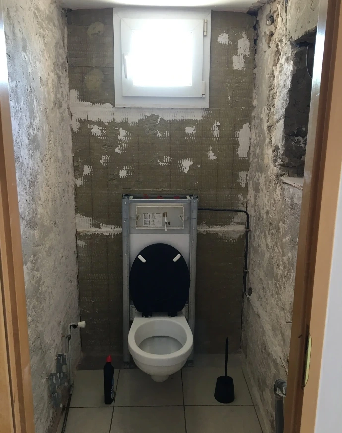Rénovation sanitaire - avant
