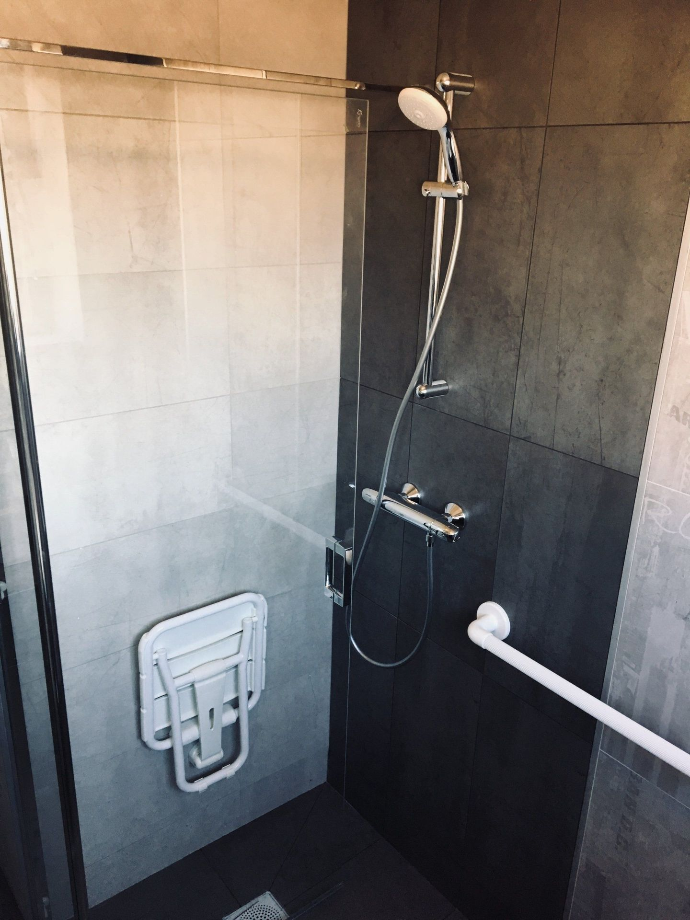 Installations d'une douche plain-pied